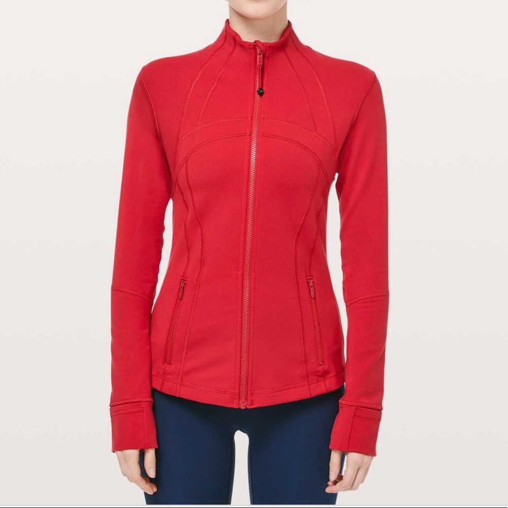 Lululemon Define Jacket Size Six (Red)